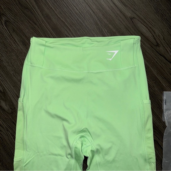 Gymshark Women’s Sport Leggings Workout Running Bali/Neon Green New Size Small - Picture 3 of 12